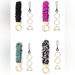 Keychain Wristlet Stretchy Key Chain Car Keys with  Wrist Bracelet for Women